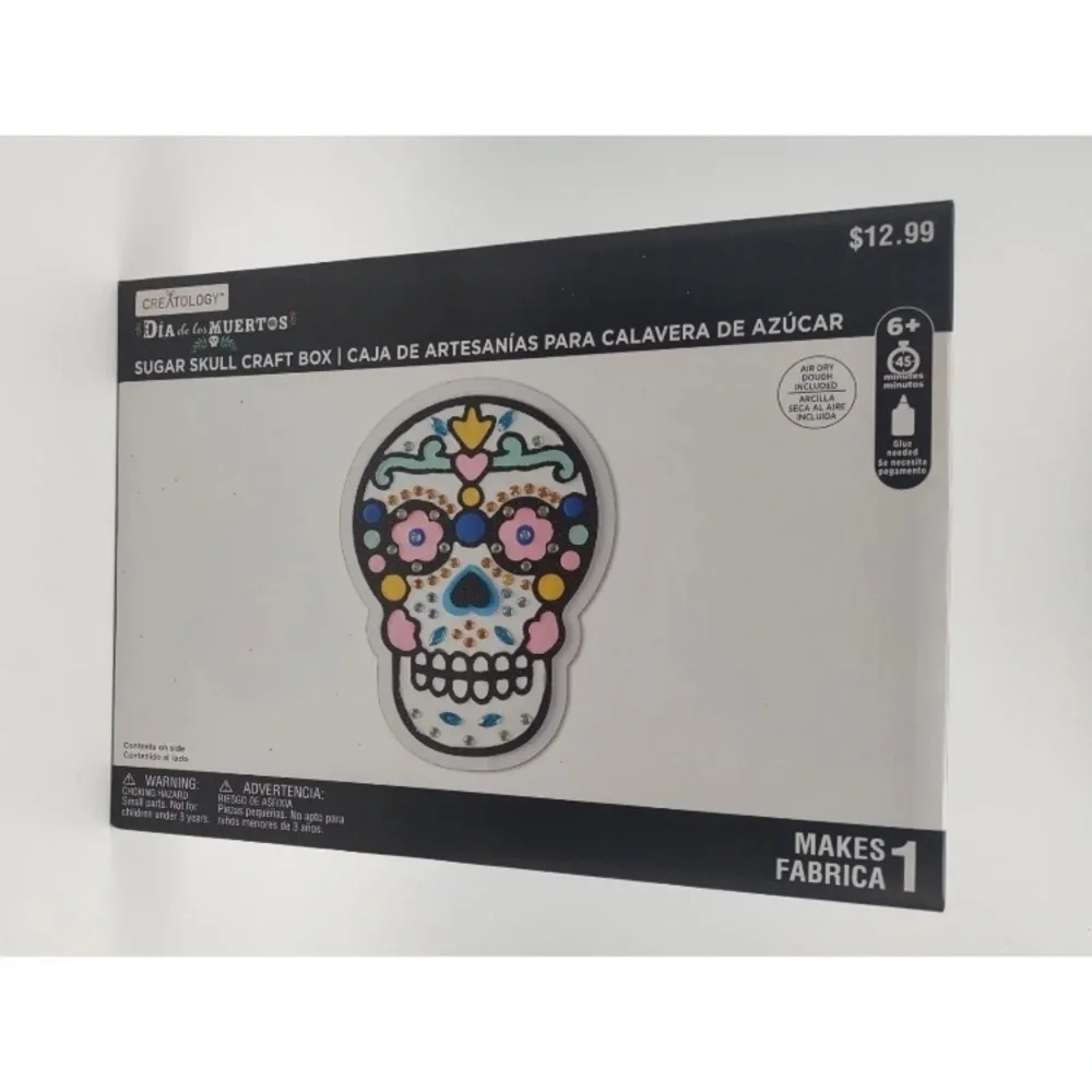 Creatology  Sugar Skull Craft Box Kit Dia de los Muertos Day of the Dead